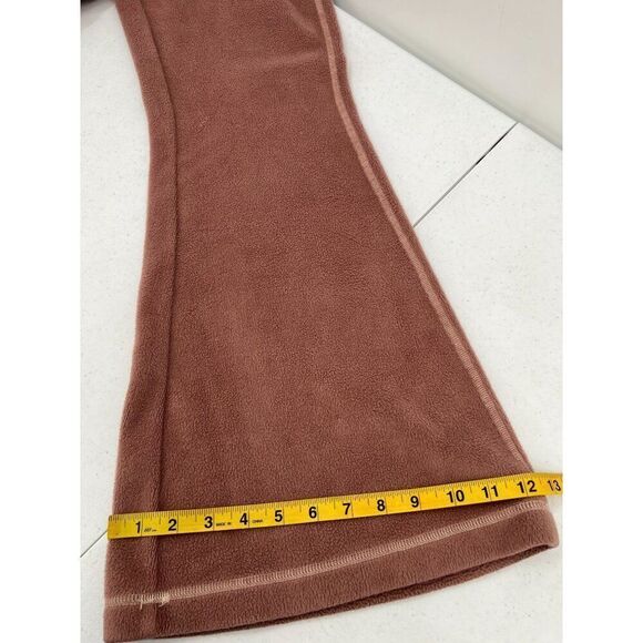 Out From Under L Pink Fleece Flared Pants Lounge Bohemian Y2K Urban Outfitters - Picture 7 of 8